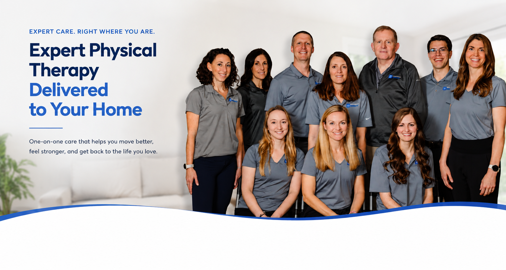 In-home physical therapy with a licensed physical therapist